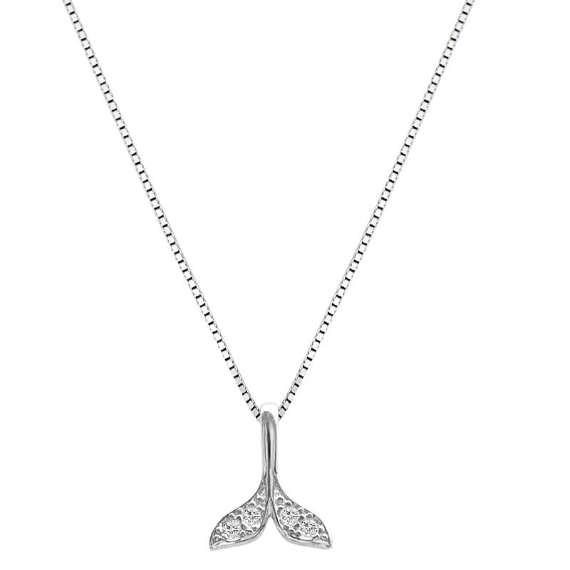 Mermaid Tail S925 Sterling Silver Necklace